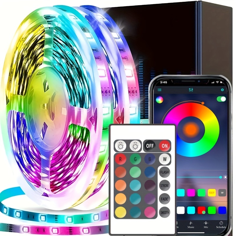 Smart Home Llm - Lampu LED Strip RGB pintar musik,