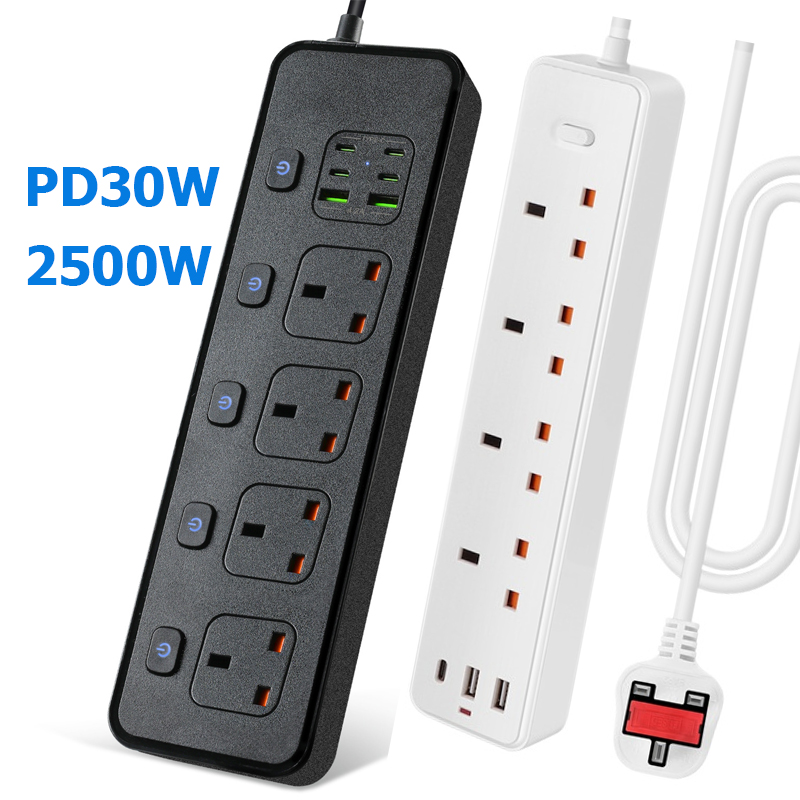 Smart Power Strip - Strip daya soket listrik UK MY