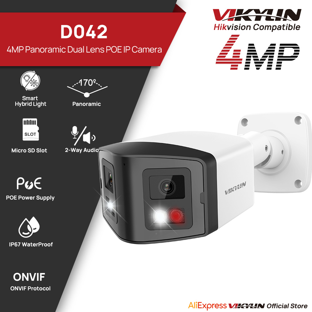 Smart Home Nas - VIKYLIN 170 ° Kamera IP Keamanan