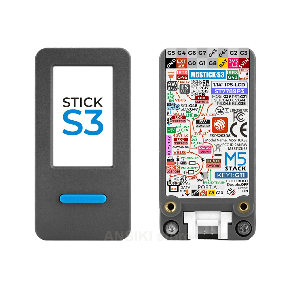 Smart Home Control Panel - M5Stack M5StickS3 ESP32-S3 Kit Pengembangan IoT