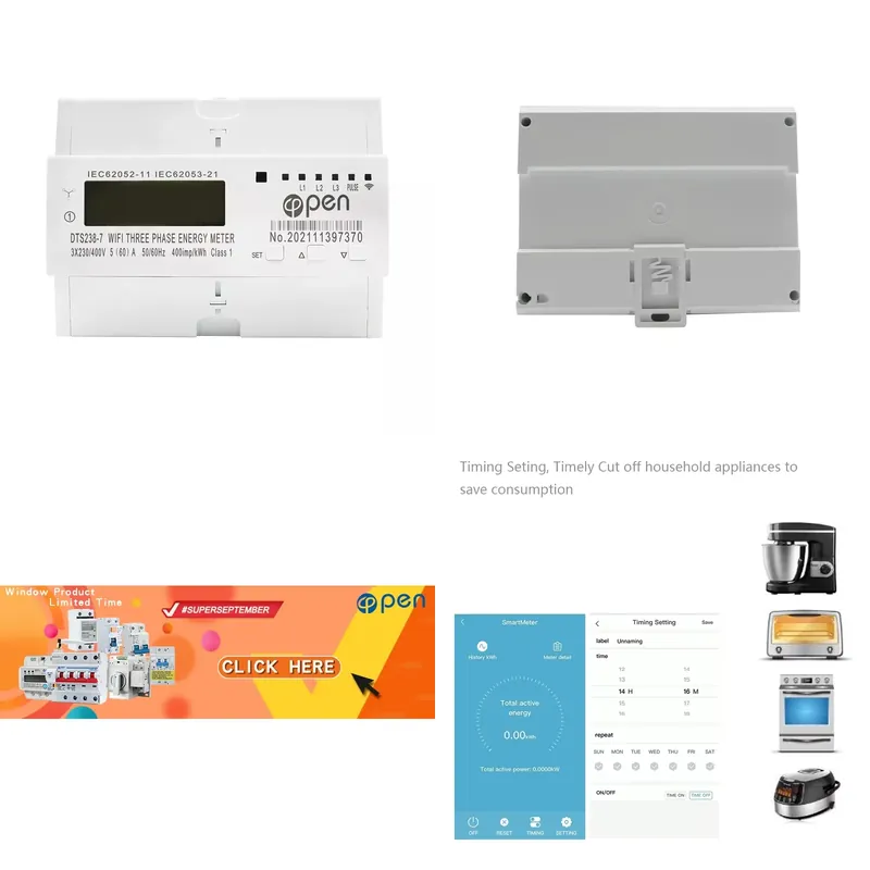 Smart Home Energy - Meter Energi Cerdas Tiga Fasa dengan