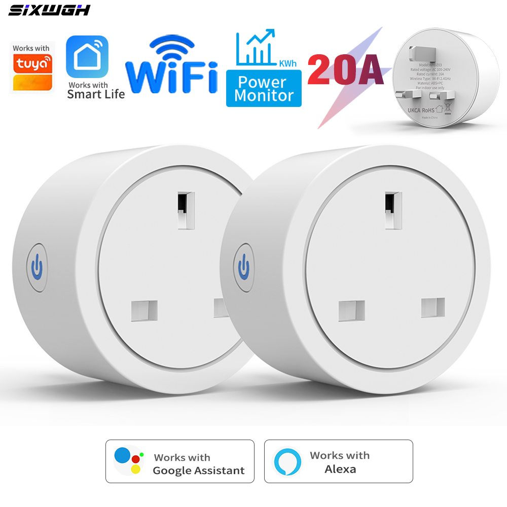 Smart Outdoor Plug - Stop Kontak Pintar WiFi Tuya 20A