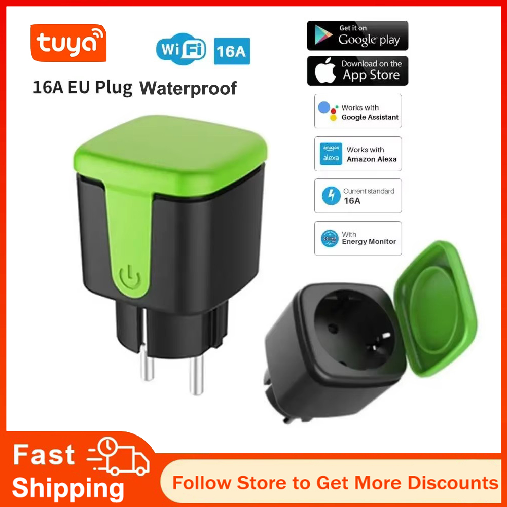 Smart Home Outdoor - Tuya EU 16A WiFi Smart Waterproof
