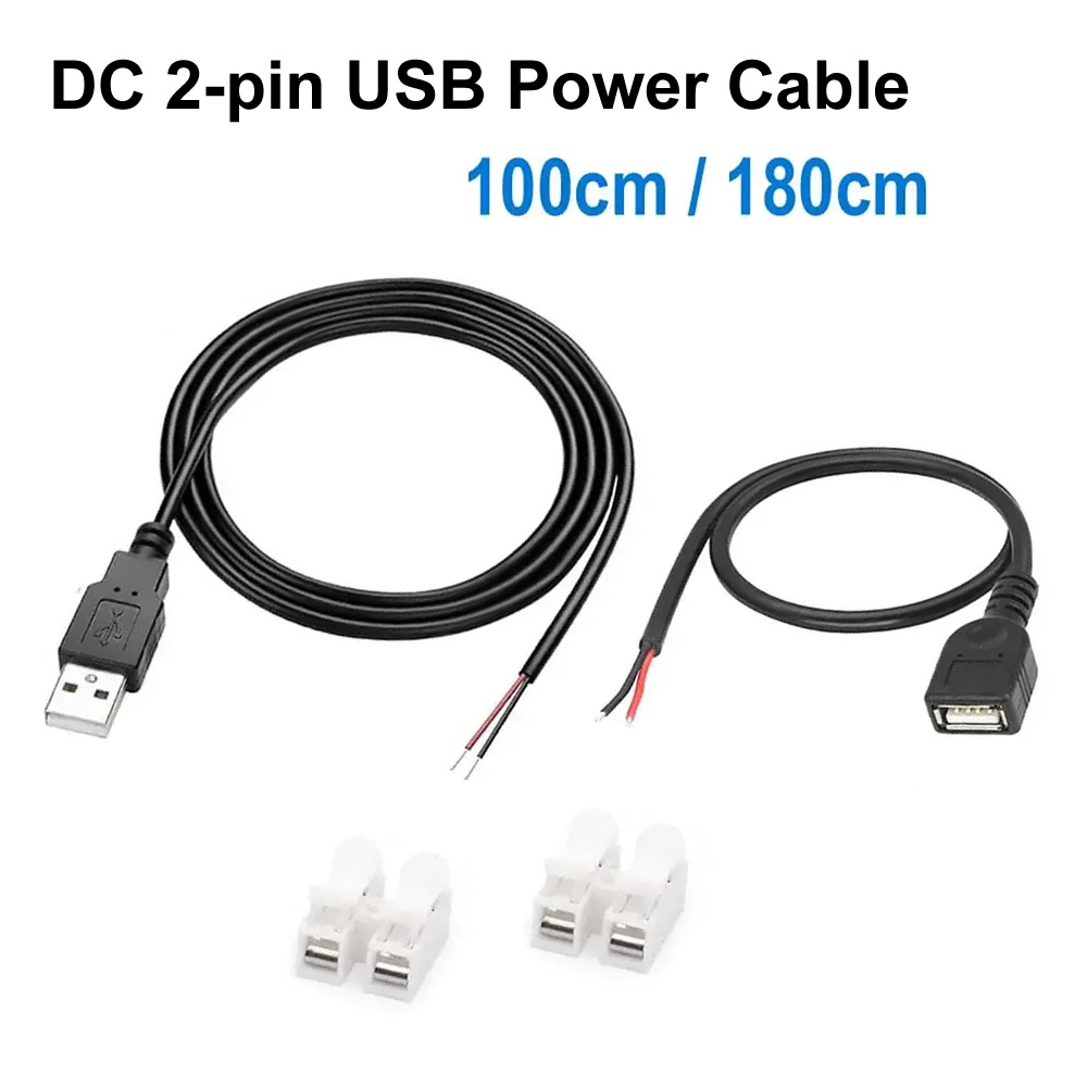 Smart Power Strip - DC 2-Pin Kabel Daya USB USB