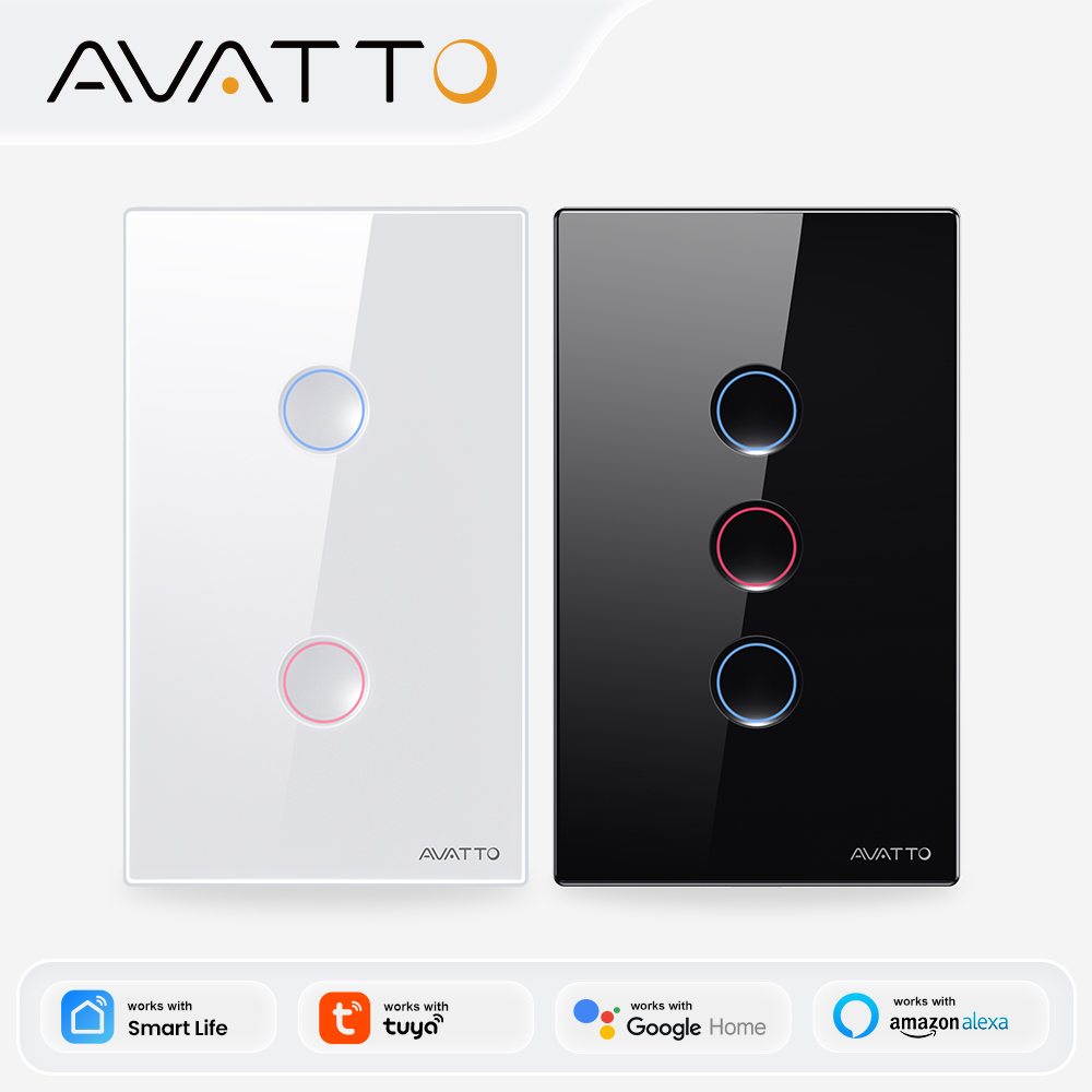 Tuya Smart Switch - AVATTO 1/2/3/4 Gang ZigBee Saklar Lampu