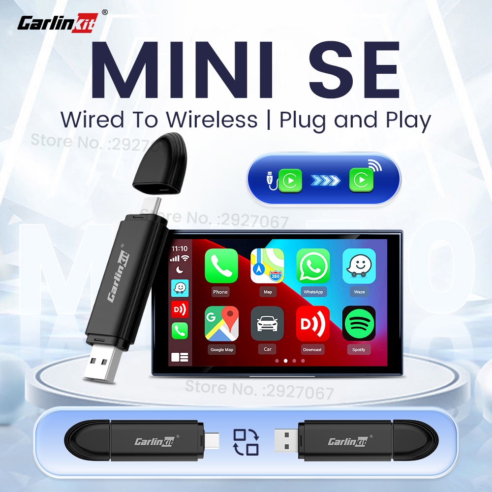 Wifi Smart Plug - CarlinKit MINI 5.0 Pro Wireless CarPlay,