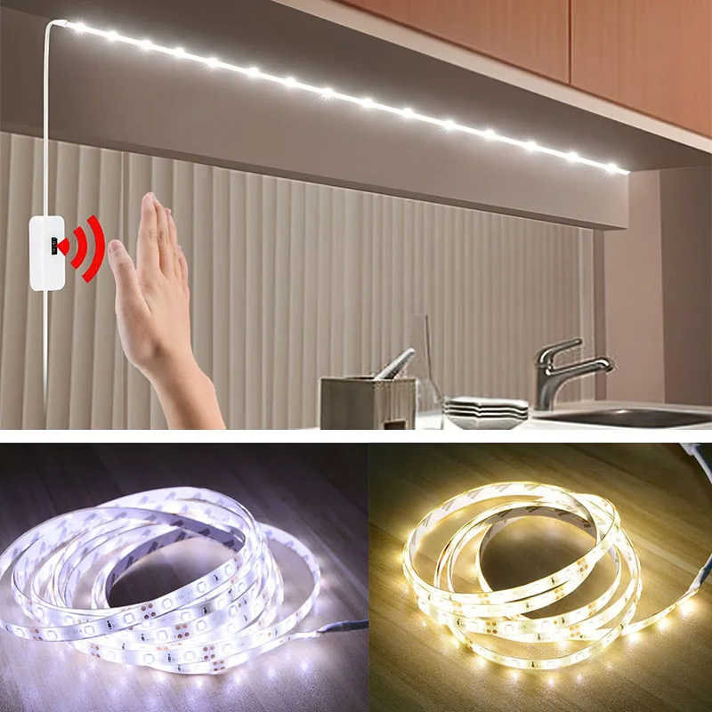 Smart Home Llm - Lampu setrip LED USB 60 bilah