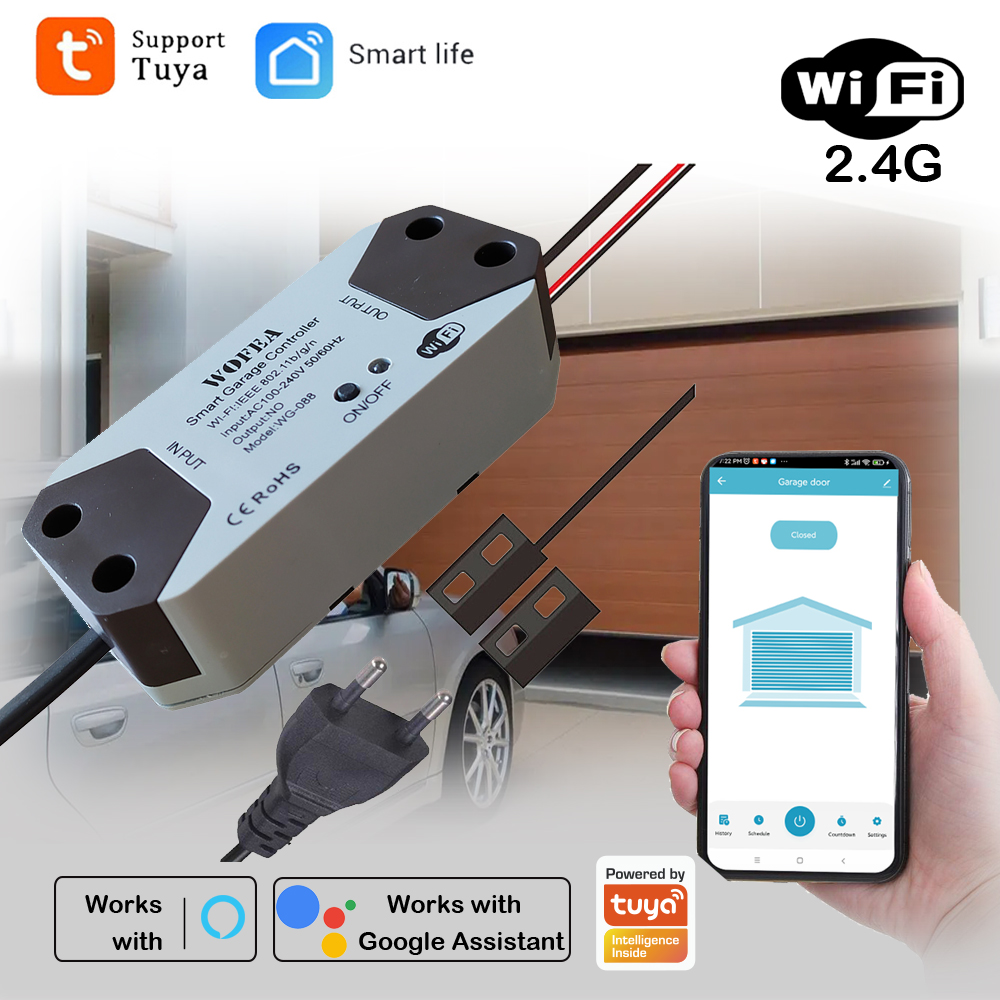 Smart Home Control Panel - Pengontrol pembuka pintu garasi pintar, colokan