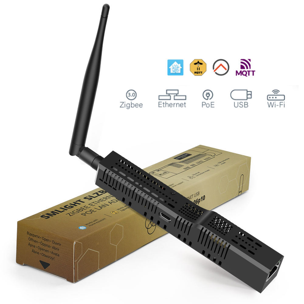 Zigbee Gateway - SMLIGHT SLZB-06P10 Zigbee 3.0 ke Ethernet,