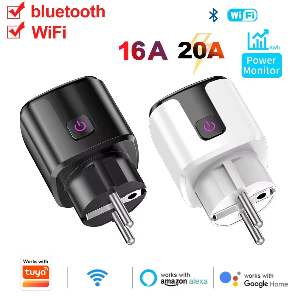 Smart Outdoor Plug - 20A AC100-240V Wifi Smart Plug Smart