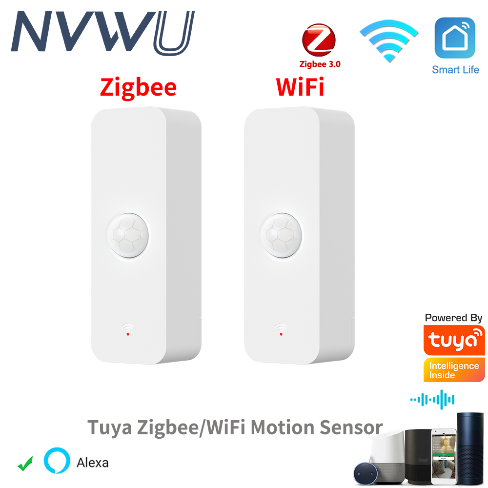 Smart Home Outdoor - Zigbee PIR Sensor gerak WiFi, detektor