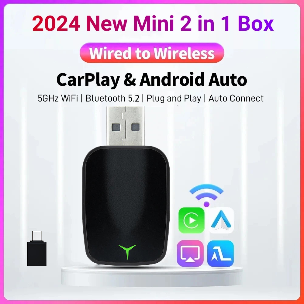 Wifi Smart Plug - Gadget mobil adaptor otomatis 2-In-1, Android