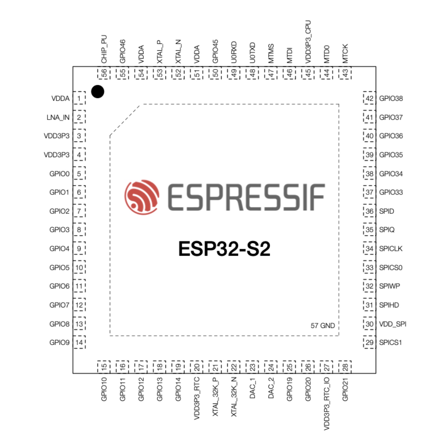 Smart Home Nas - Modul Wifi Esp32-S2 Espressif Qfn-567 802.