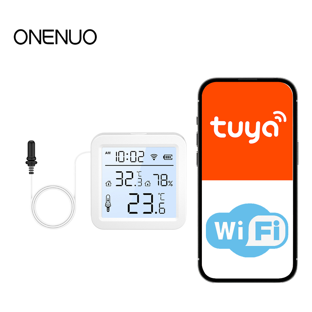 Smart Home Outdoor - Sensor Suhu dan Kelembapan WiFi dengan