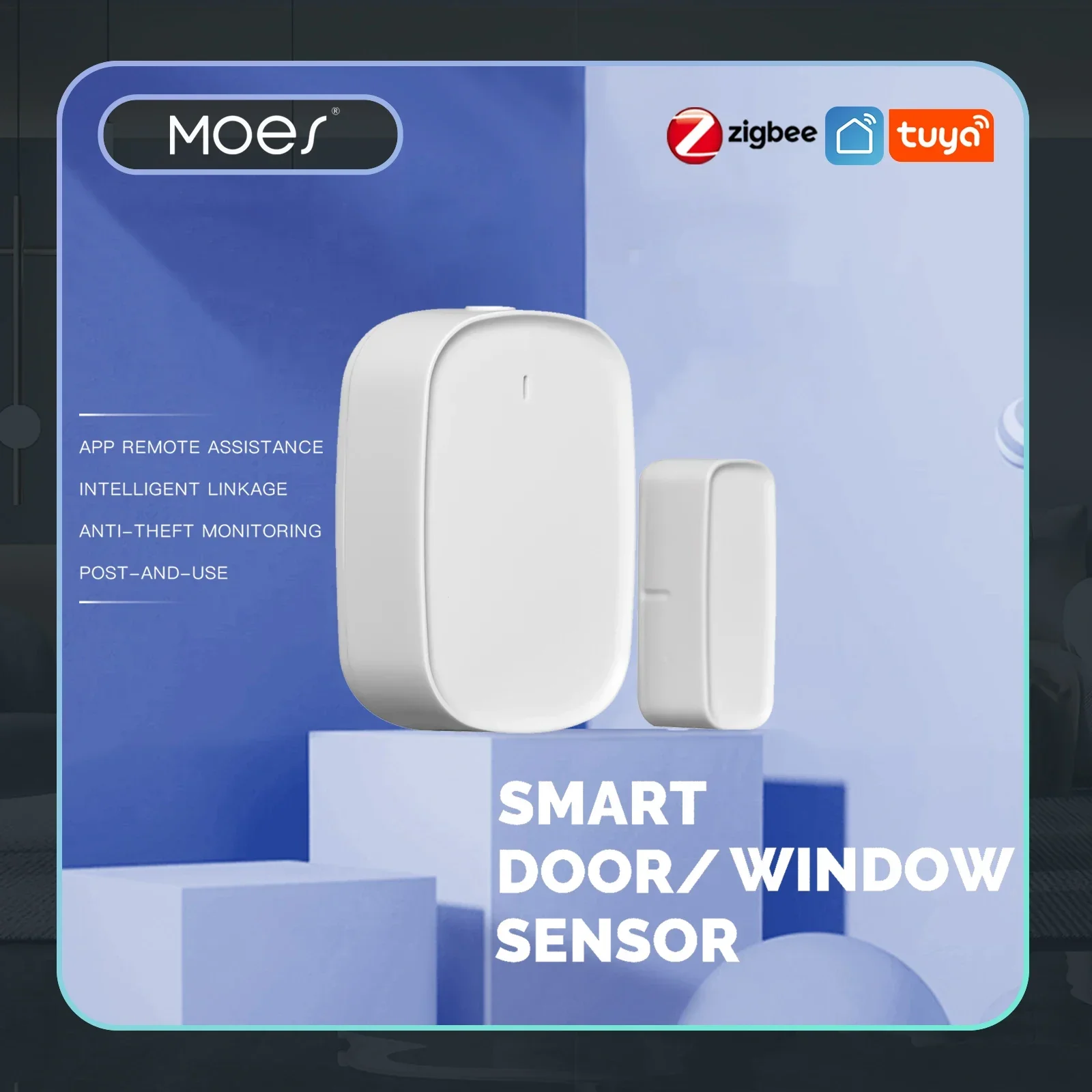 Smart Outdoor Plug - MOES Tuya ZigBee/Wifi Gerbang Pintu Jendela