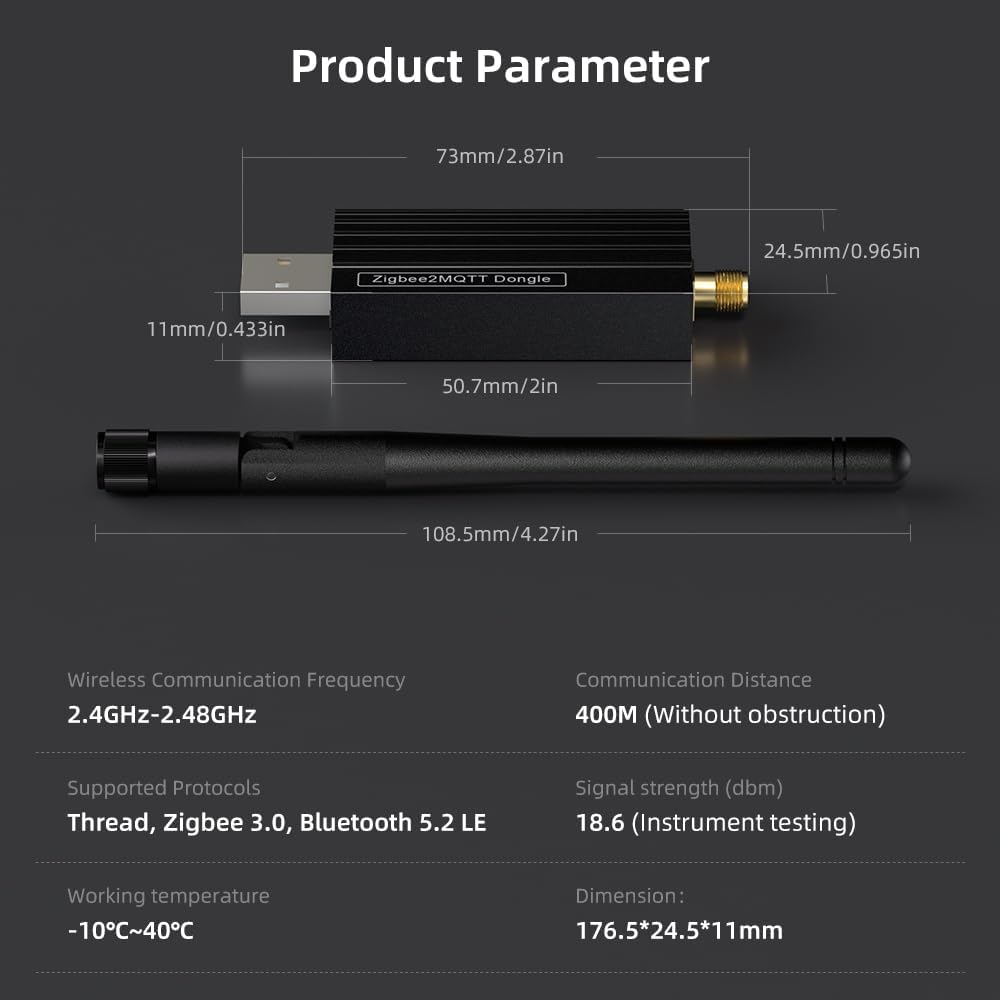 ZBDongle-P Penganalisis Gerban - Smart Home Mqtt ulasan dan harga