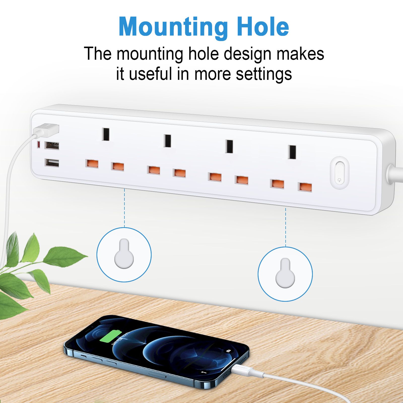 Strip daya soket listrik UK MY - Smart Power Strip ulasan dan harga