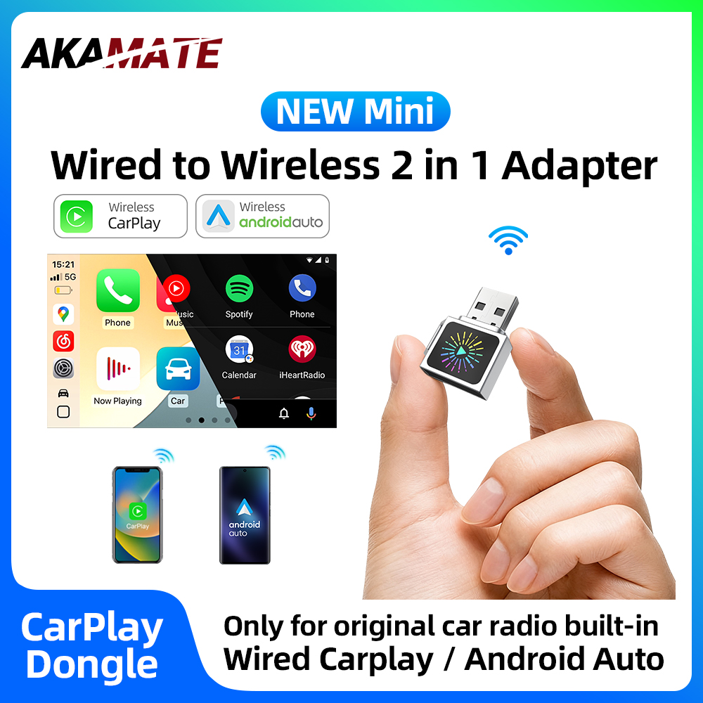 Adaptor CarPlay Android Auto 2 - Wifi Smart Plug ulasan dan harga