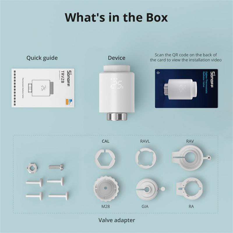 SONOFF katup Radiator termosta - Smart Home Mqtt ulasan dan harga