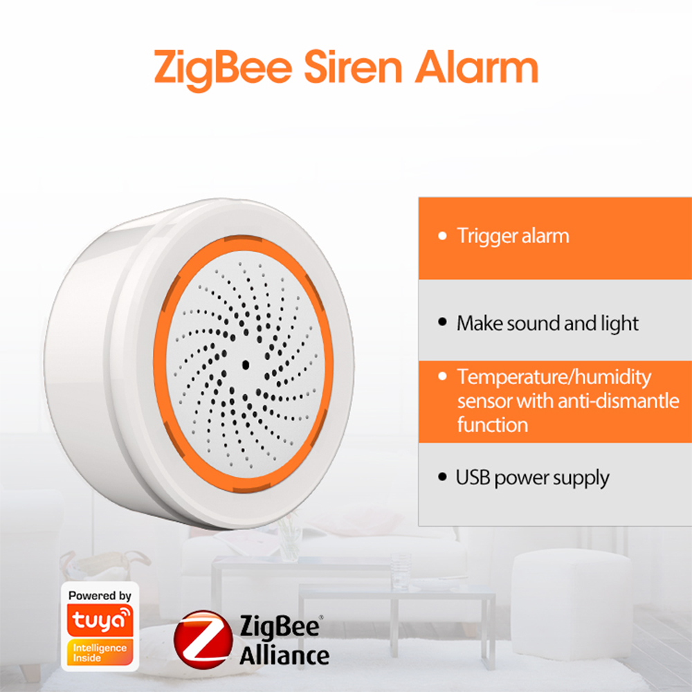 NEO-Tuya Zigbee Gerbang Sirene - Smart Home Nas ulasan dan harga