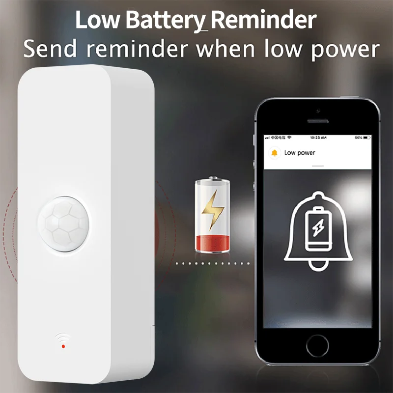 Zigbee PIR Sensor gerak WiFi,  - Smart Home Outdoor ulasan dan harga