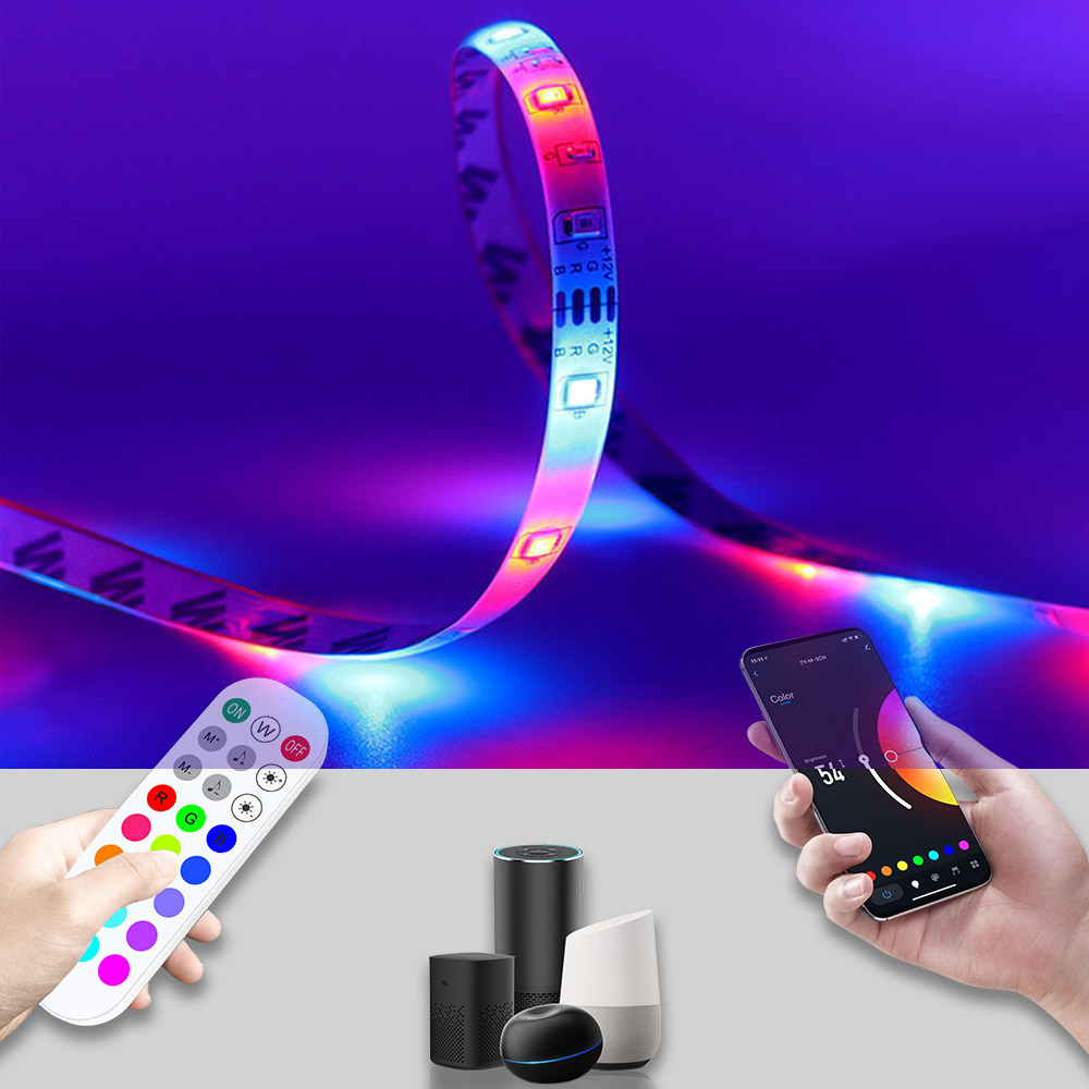 1-10Tuya setrip lampu led wi-f - Smart Home Llm ulasan dan harga