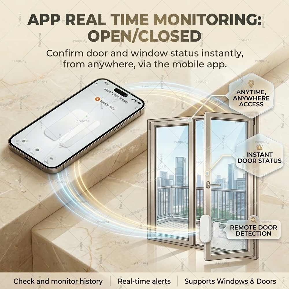 Tuya Zigbee Sensor Pintu Jende - Smart Home Mqtt ulasan dan harga
