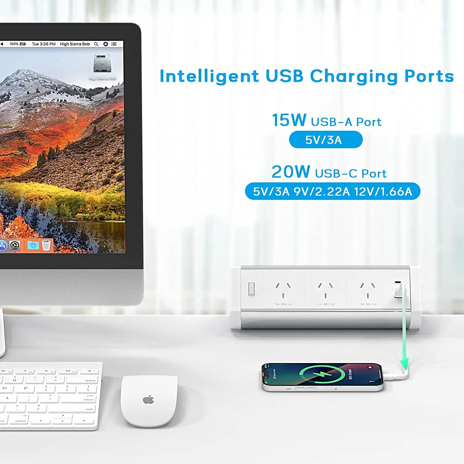 Stopkontak Listrik AU dari Alu - Smart Power Strip ulasan dan harga