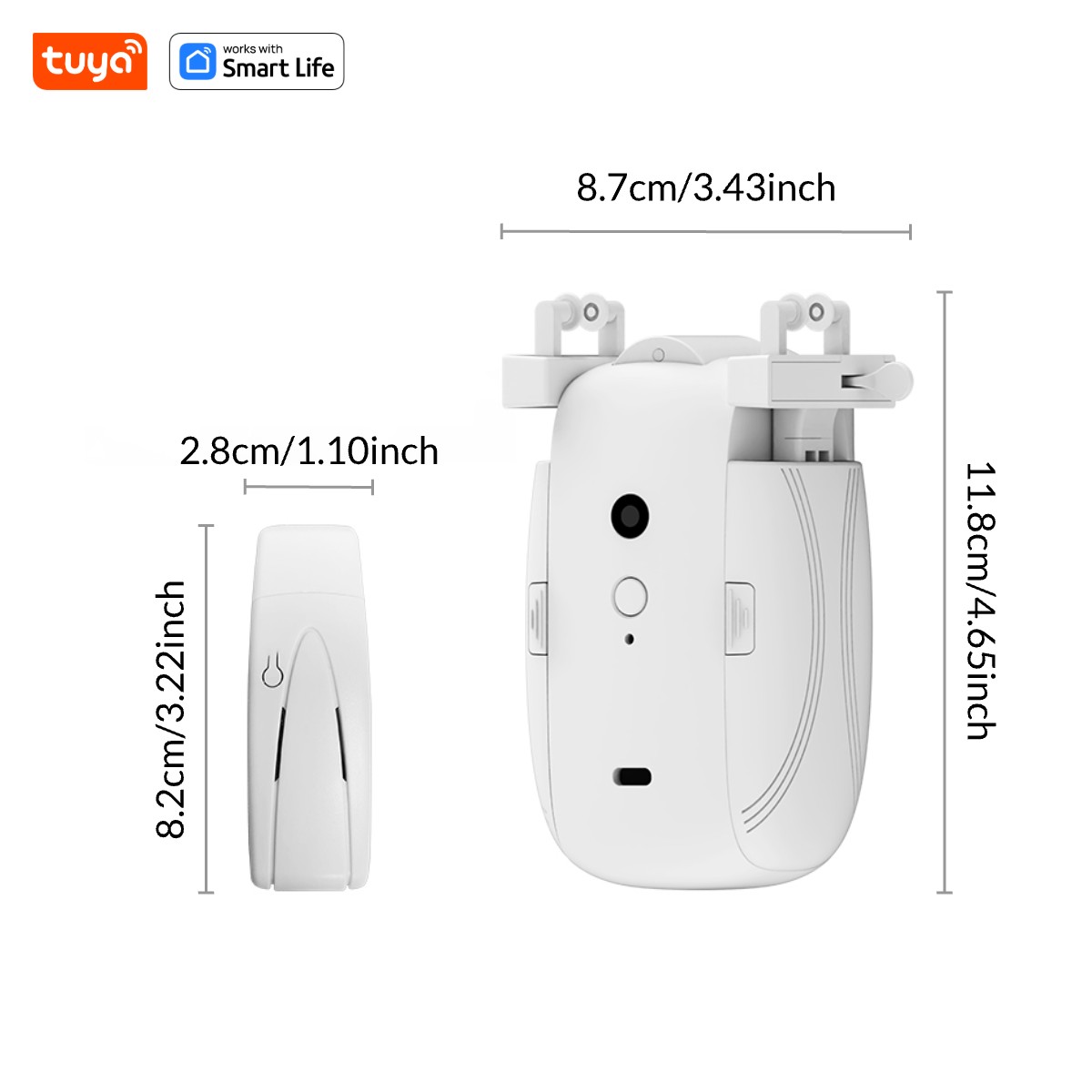 Robot tirai WiFi cerdas Tuya ( - Smart Home Control Panel ulasan dan harga
