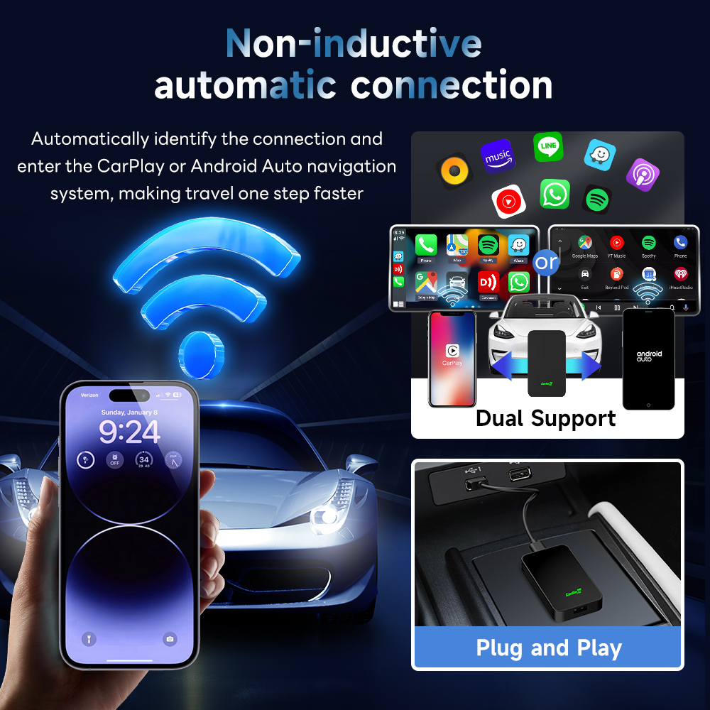 CarlinKit 5.0 Kotak Android Au - Wifi Smart Plug ulasan dan harga