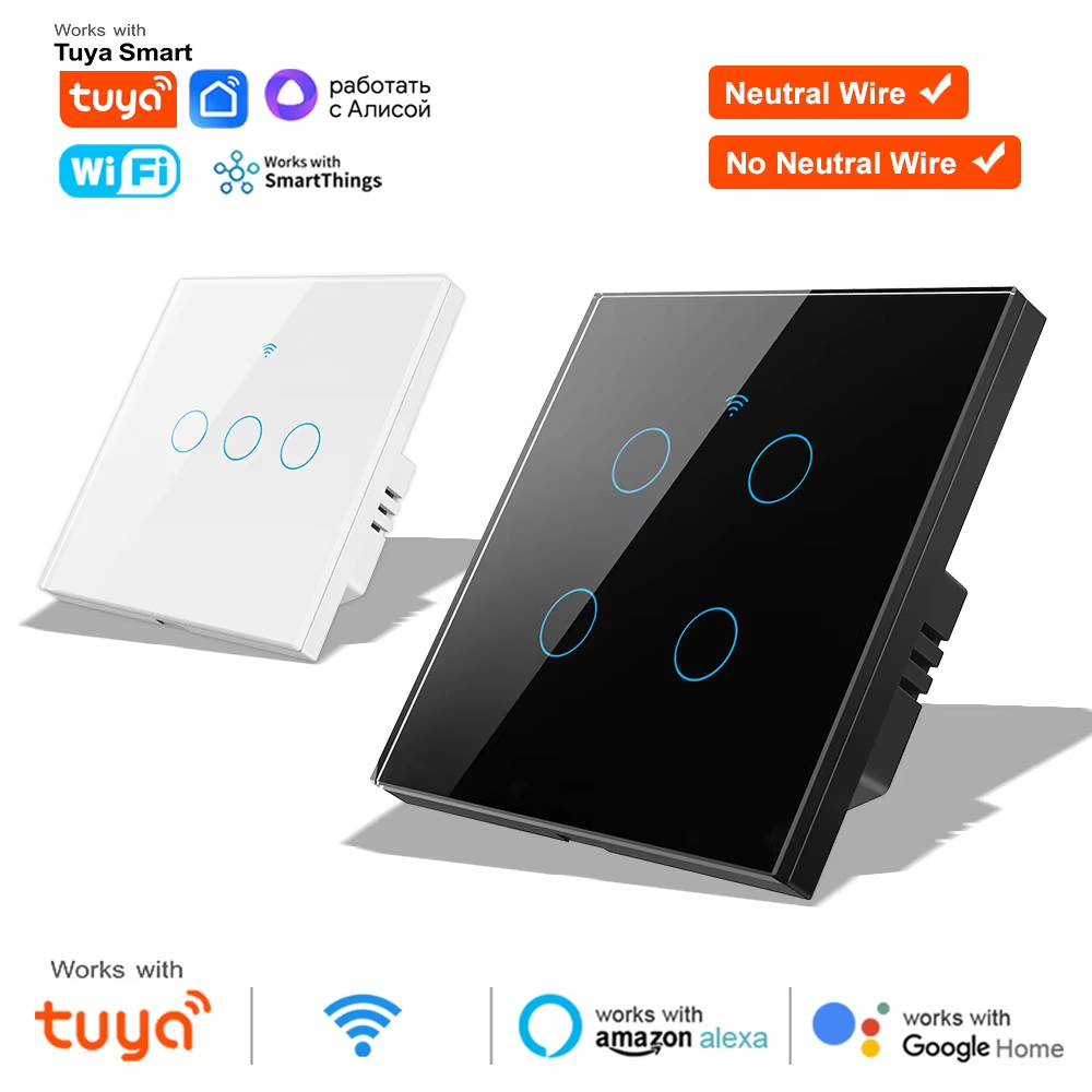 Saklar Lampu Dinding Sentuh Wi - Tuya Smart Switch ulasan dan harga