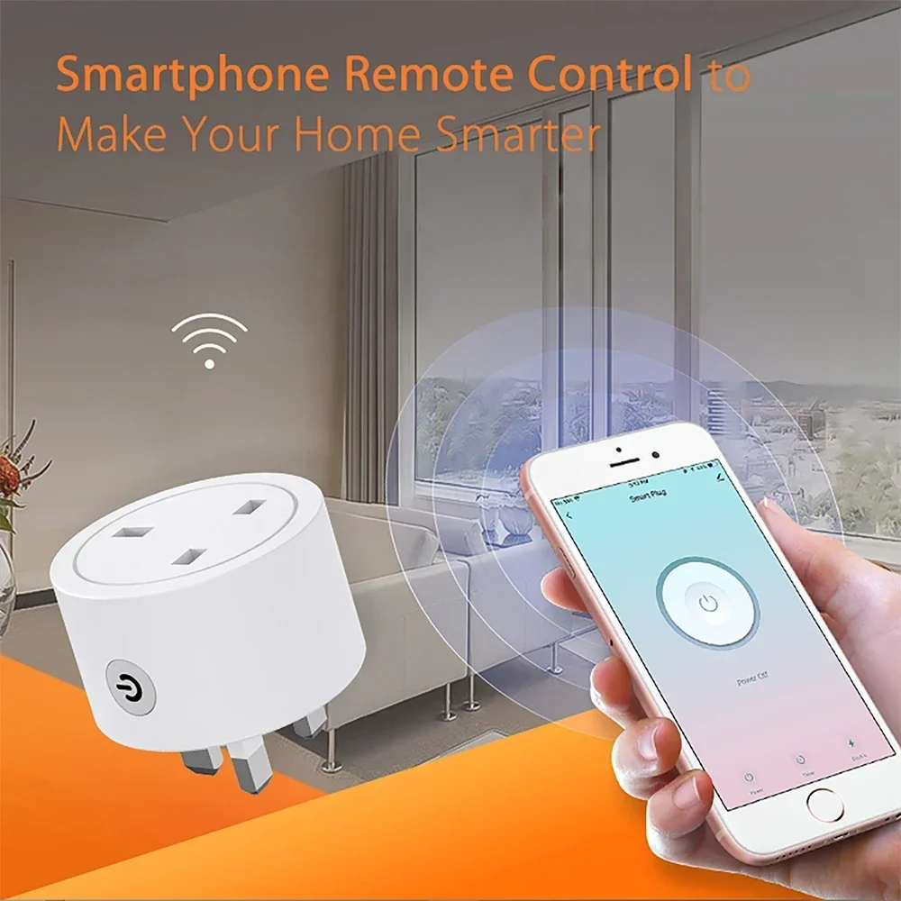 Zigbee Smart Plug 16A Soket UK - Smart Home Energy ulasan dan harga