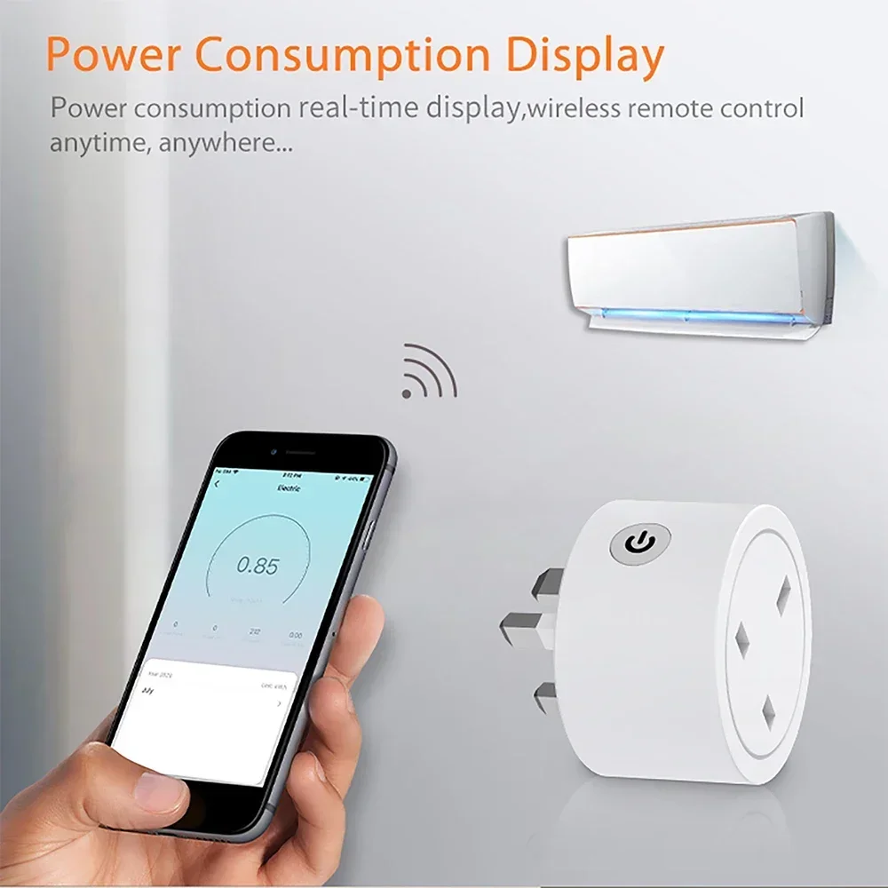 Zigbee Smart Plug 16A Soket UK - Smart Home Energy ulasan dan harga