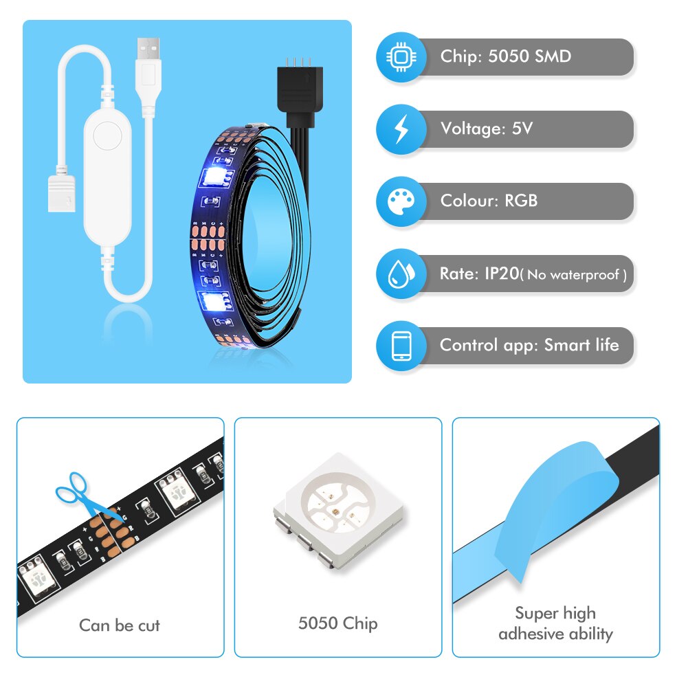 Tuya Zigbee Lampu Led Pintar u - Smart Home Llm ulasan dan harga