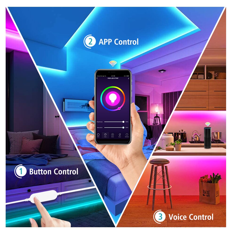 Tuya Zigbee Lampu Led Pintar u - Smart Home Llm ulasan dan harga