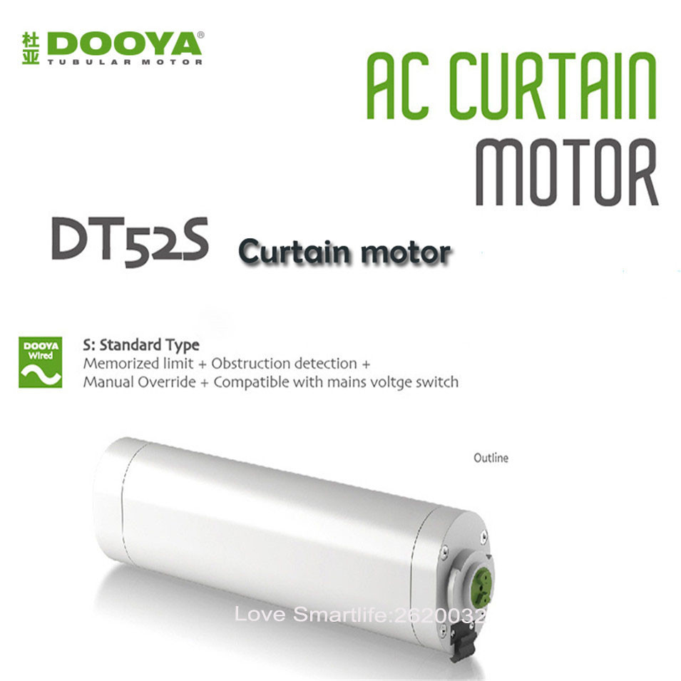 Dooya DT52S Tirai Listrik Moto - Smart Home Fibaro ulasan dan harga