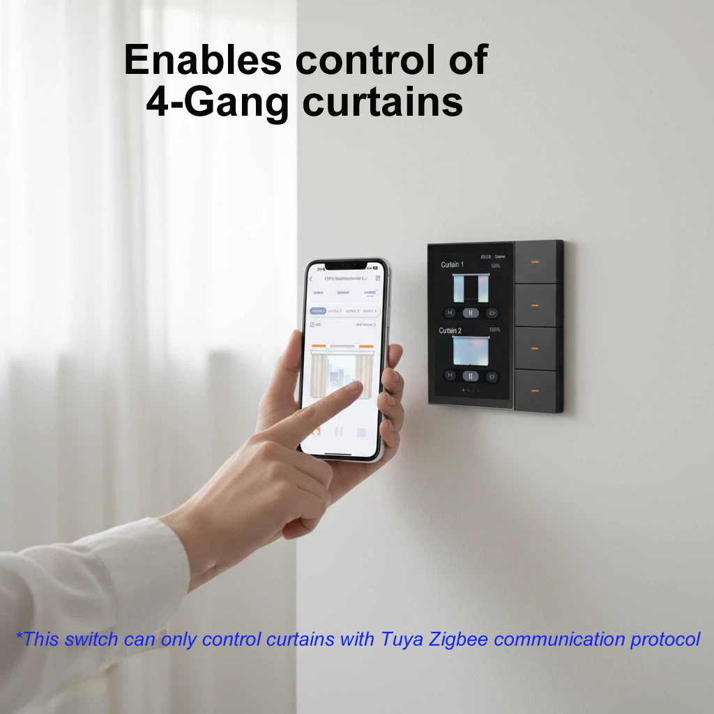 Panel Cerdas Tuya F3-pro ZigBe - Smart Home Control Panel ulasan dan harga