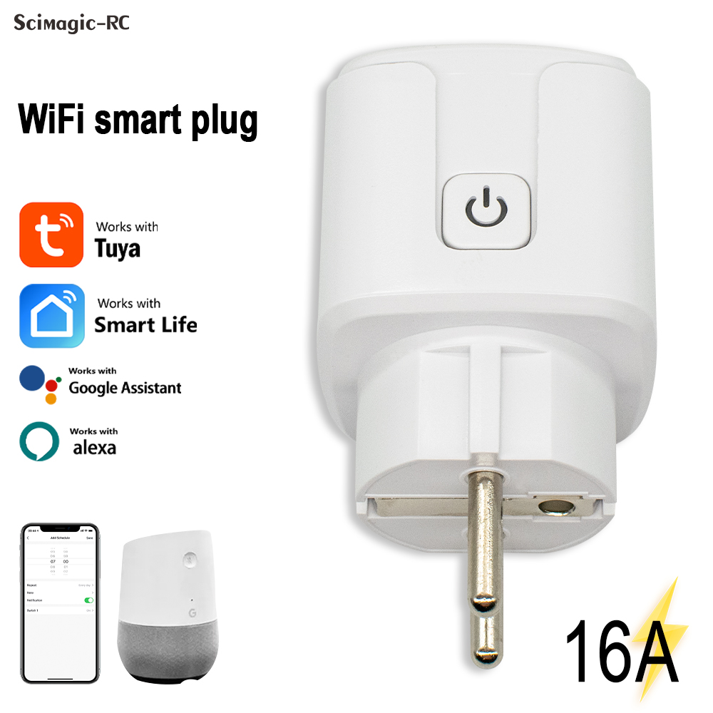 Tuya Smart Plug WiFi Socket 16 - Wifi Smart Plug ulasan dan harga