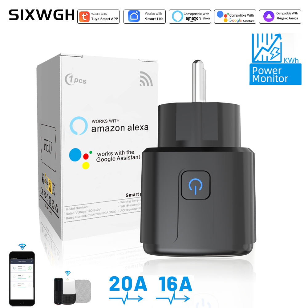 Tuya Smart Socket WiFi Remote  - Smart Home Energy ulasan dan harga