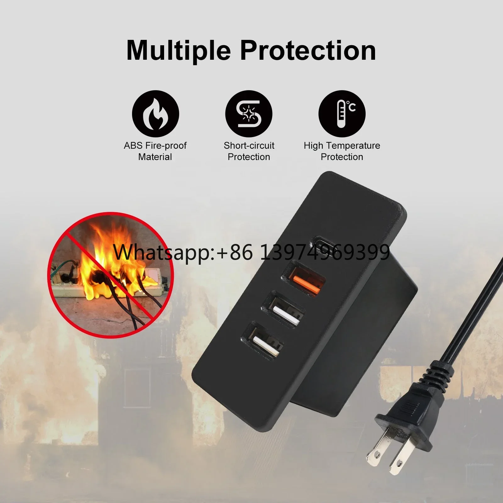 Stopkontak USB C Terintegrasi  - Smart Power Strip ulasan dan harga