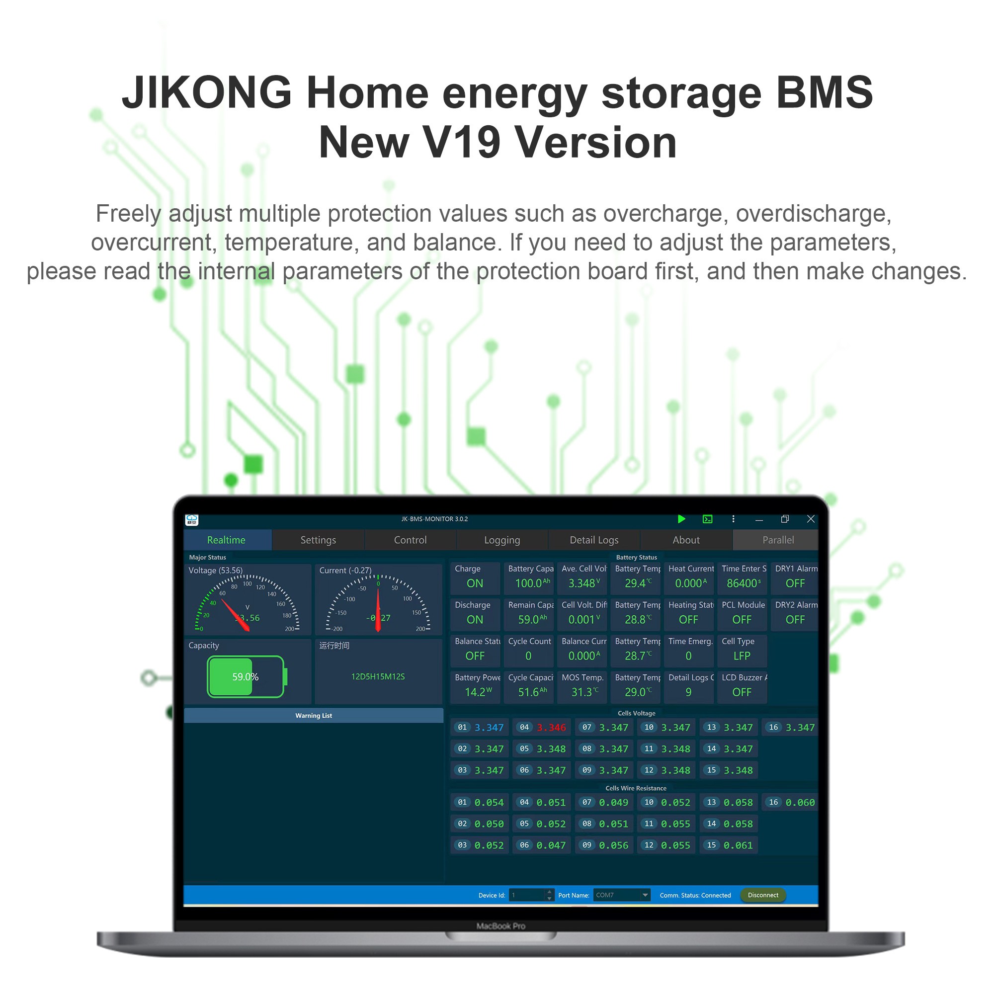 JIKONG JK BMS PB2A16S15P Smart - Smart Home Energy ulasan dan harga