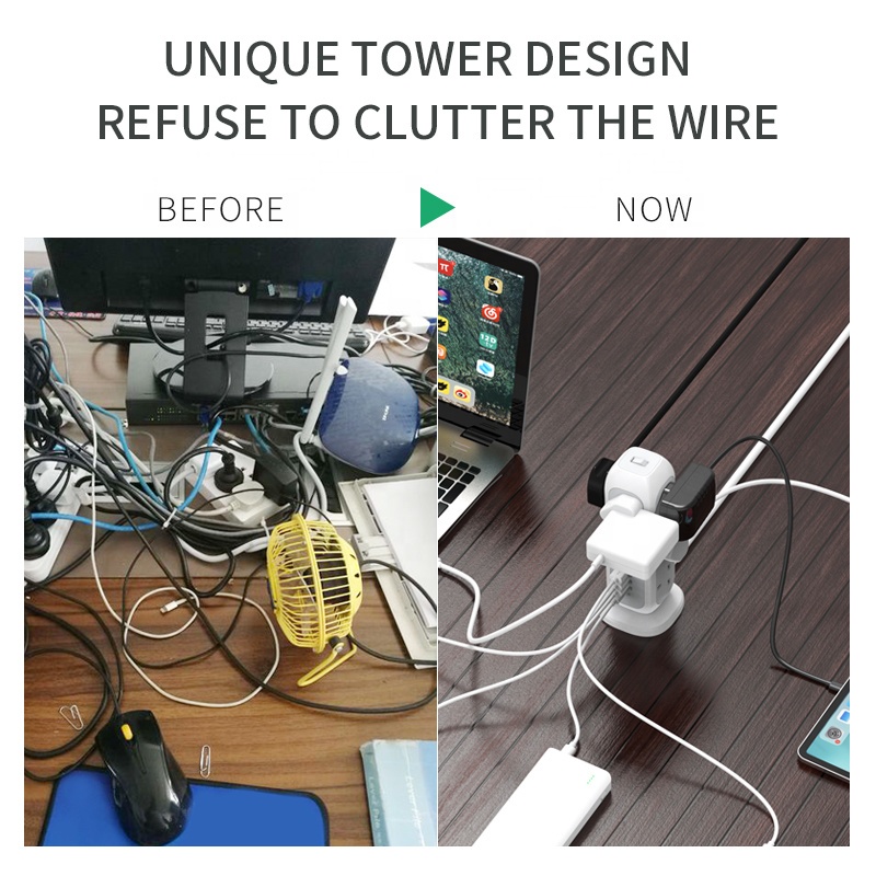 Stop Kontak Listrik 11 Lubang  - Smart Power Strip ulasan dan harga