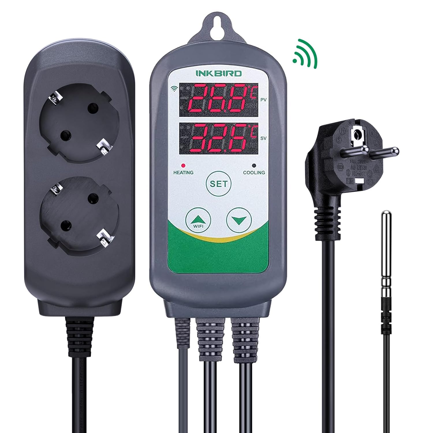 INKBIRD ITC-308-WiFi pengontro - Wifi Smart Plug ulasan dan harga