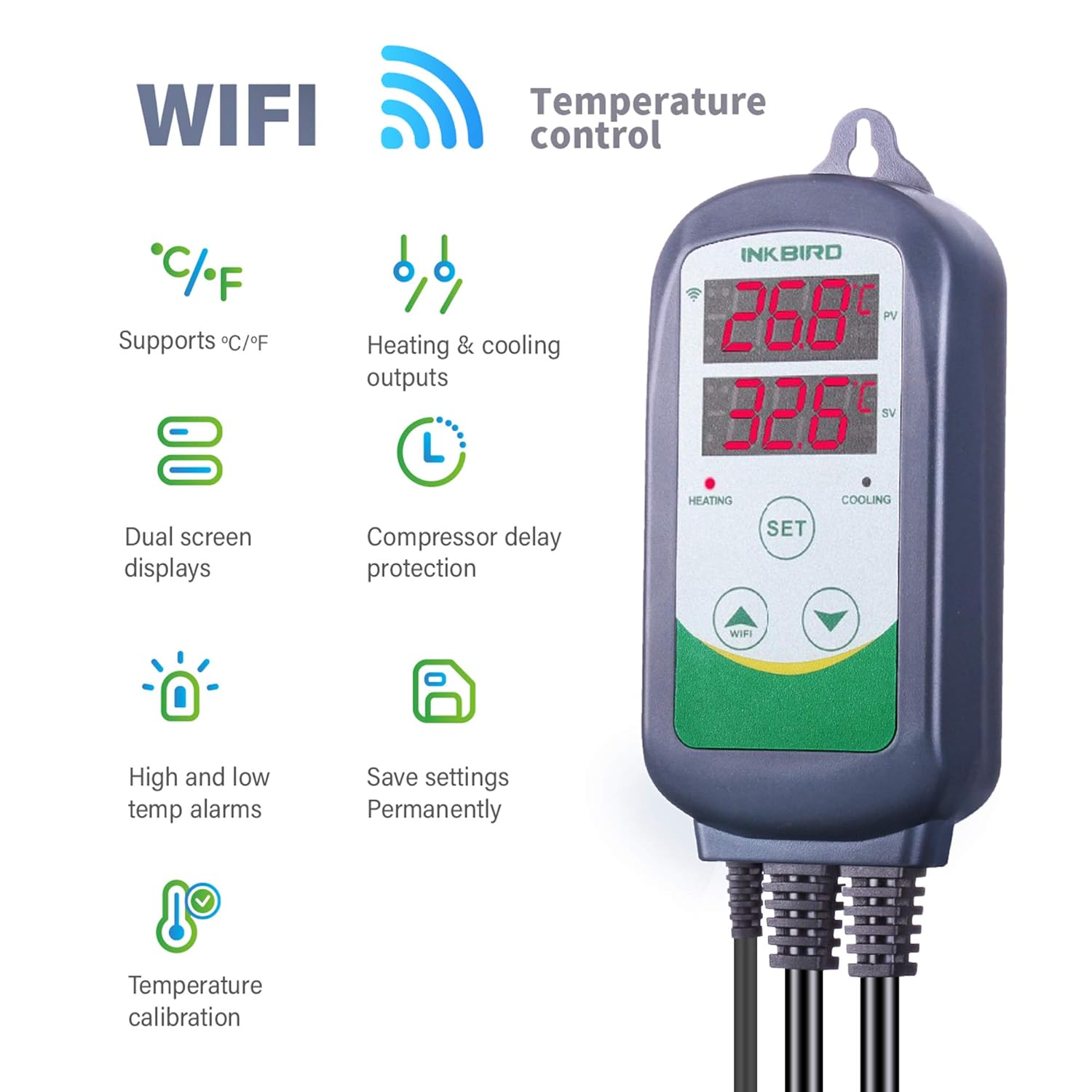 INKBIRD ITC-308-WiFi pengontro - Wifi Smart Plug ulasan dan harga