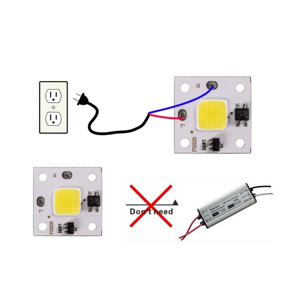 10W Modul COB 220V LED Chip Bo - Smart Home Outdoor ulasan dan harga