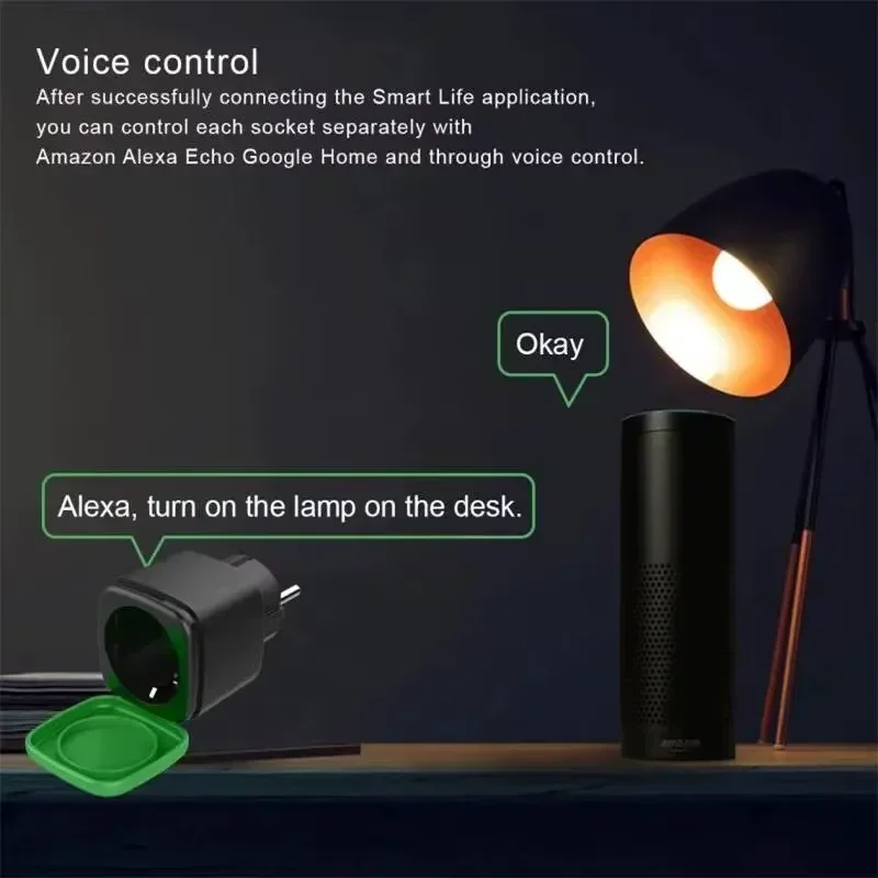 Tuya EU 16A WiFi Smart Waterpr - Smart Home Outdoor ulasan dan harga