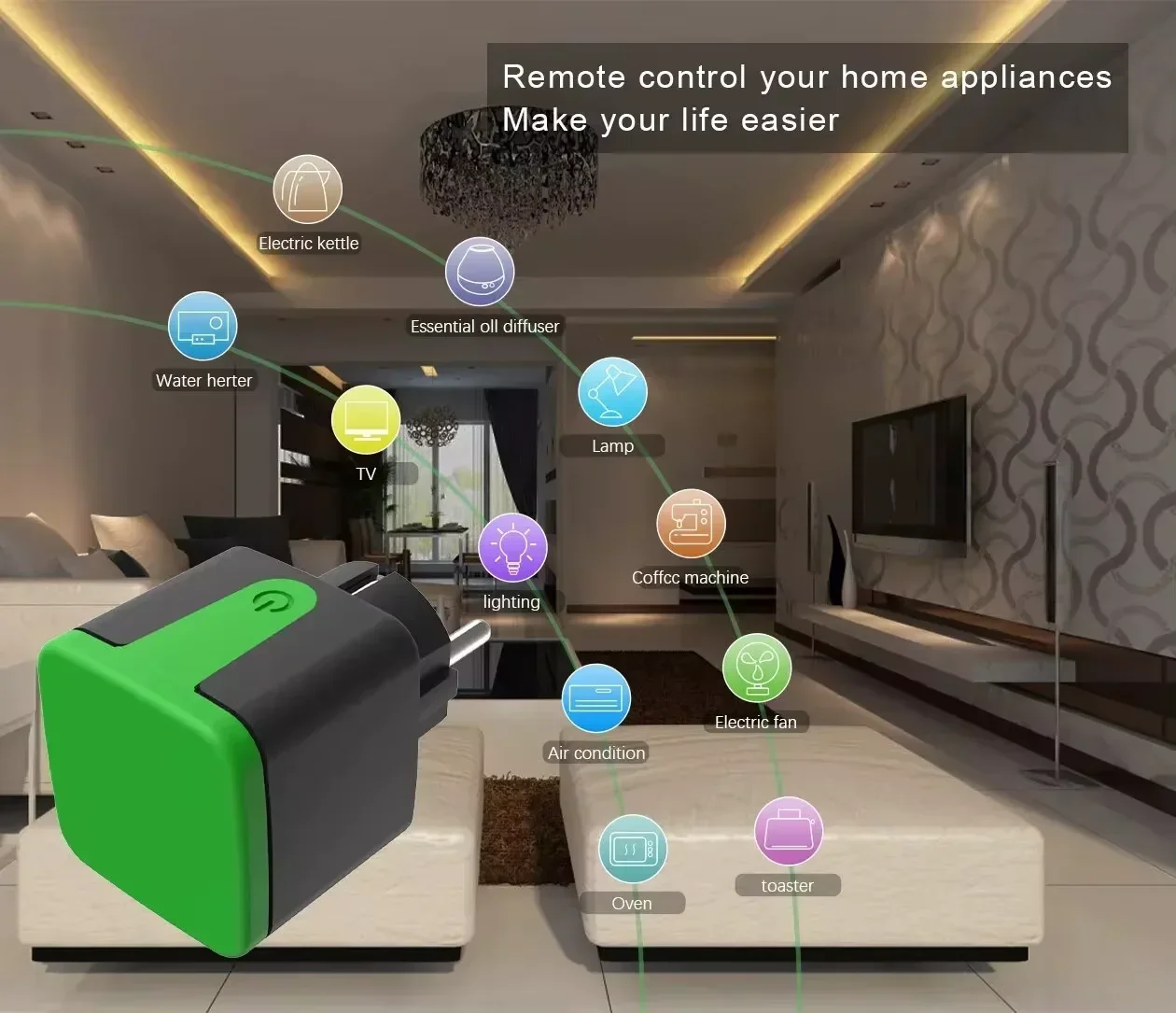 Tuya EU 16A WiFi Smart Waterpr - Smart Home Outdoor ulasan dan harga