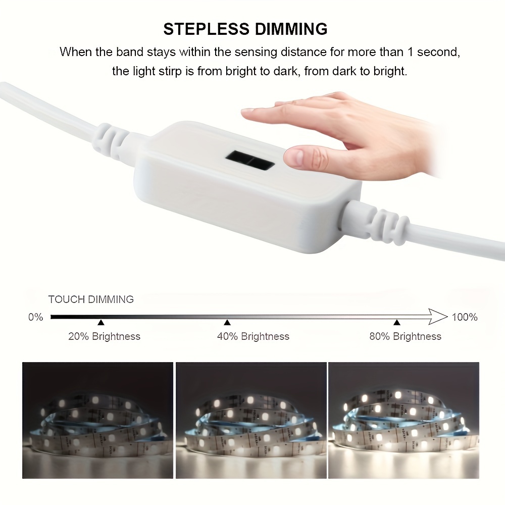Lampu setrip LED USB 60 bilah  - Smart Home Llm ulasan dan harga