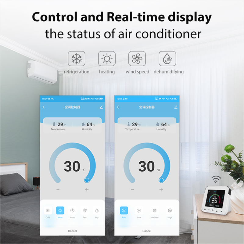 Pengontrol AC Wifi Tampilan Di - Smart Home Nas ulasan dan harga