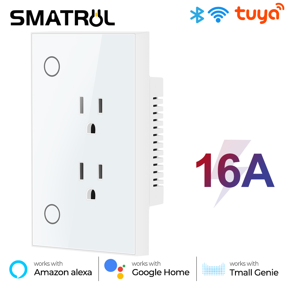 16A Tuya Soket Wifi Soket Us P - Smart Outdoor Plug ulasan dan harga